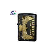 (店+)【Zippo】Zippo - 日版打火機 / Harley 哈雷 Flying Eagle 黑金 HDP-78 / ZP723 詮國