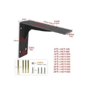 (店+)實厚4.3mm 重型支架 層板架 三角架 支撐架 層板架 置物架 角鐵 層板 電視櫃 耐重款