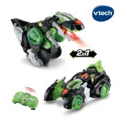 Vtech　遙控聲光變形恐龍車-暴龍-里奧/紅外線【官方直營】