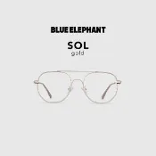【BLUE ELEPHANT】SOL gold MAIN一般款式 抗藍光眼鏡 鏡框 附盒 官方旗艦店(韓國 眼鏡 明星同款)