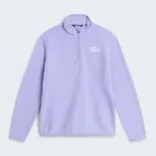 【The North Face】童/女 GLACIER 1/4 ZIP 保暖刷毛半開襟拉鍊立領上衣/ 8CVG-NO5 紫色
