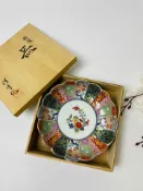 古瓷堂日本回流瓷器 日本回流 有田燒 古伊萬里 描金大缽 全新品 滿金豪華 陶瓷餐具 帶木盒 20.5cm 大漂亮 收藏級 精品瓷器 送禮自用