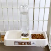 【Petshopee寵物網】IRIS 兩用自動飲水食皿KH-320