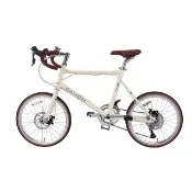 【DAHON 大行】DASH D18 20吋輪(451)18速折疊復古公路彎把碟煞小徑腳踏車(NDA083)-米白