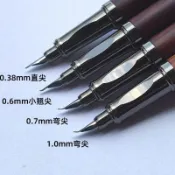🔥臺灣熱賣🔥爛筆頭6036美工鋼筆硬筆書法直尖彎尖彎頭粗練字簽名學生成人暗尖