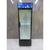 新竹二手傢俱◎百豐悅二手家具-庫存新品出清 MARUPIN 400公升營業用單門玻璃冰箱 台中二手家電 香山2手家電