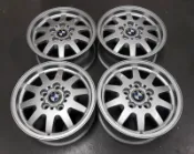 【中清中古物流區】寶馬 BMW E36原廠圈 15吋 5X120 7J ET47 中心孔72.6 銀 極新