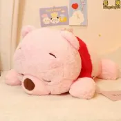 新款小熊維尼趴姿公仔毛絨玩具抱著睡玩偶抱枕女生禮物布娃娃