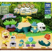 大賀屋 日貨 扭蛋 寶可夢 卡比獸 神奇寶貝 掛飾 擺飾 裝飾品 裝飾 公仔 玩具 正版 L00011835