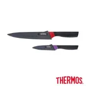 THERMOS膳魔師 不鏽鋼二入刀具組 主廚刀+水果刀(FA-05N)