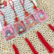 【客製化】新款媽祖白沙屯香包掛件創意天上聖母戀愛刺繡香囊平安福袋護身符 訂製