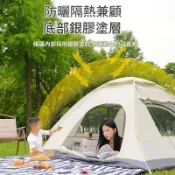 【LADUTA 】親子帳篷 自動帳篷 戶外露營 防曬 免搭帳篷 野餐帳篷 室內小房子