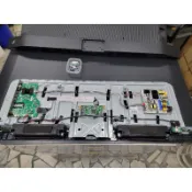 電視維修材料 EM-55XT31A。面板不良拆機零件。WIFI接收器。按鍵板。腳座。喇叭。視訊盒