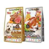 (店+)【Pets Corner 沛克樂】頂級天然犬糧1.5kg(大顆粒 小顆粒 火雞肉 羊肉 狗飼料)