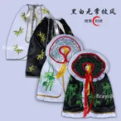 🔥臺灣熱銷🔥神像披風神袍七爺八爺黑白無常大二爺伯道教神像披風披袍神袍披衣