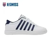 K-SWISS 經典休閒鞋 COURT OPEN STRIPES 五條線 男鞋 白藍色 04776-124-M