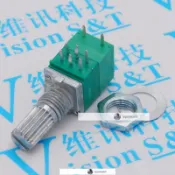 【琪琪優選】8腳 RV097NS 雙聯 電位器 B50K 帶開關 音響/功放 RV097GS-qqmark588-