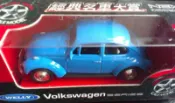 【珍愛玩具】WELLY威力經典名車大賞Volkswagen福斯金龜車(藍)1:60全家正品 非tomy tomica