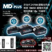 【東宏優品】MD-PLUS 18v 18650  20v 21700 牧田 makita