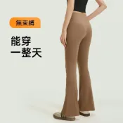 (店+)瑜伽褲女壓力褲女生大尺碼休閒吸濕排汗速乾透氣薄安全褲運動長褲涼感褲高腰跑步登山彈性女款顯瘦緊身收腹冰涼褲健身褲運動束褲女褲內搭褲羽球褲