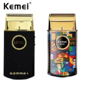 KEMEI 科美剃須刀替換刀片頭 KM-RS7098 網狀刀片網原裝鬍鬚剃須部件適合 GAMMA 無箔旅行剃須刀