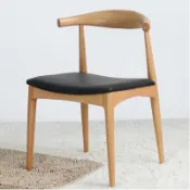 帝國精品家具企業有限公司 《Chair Empire》006實木餐椅/北歐/牛角椅/實木餐椅/咖啡聽餐椅/皮墊餐椅/扶手椅/化妝椅/休閒椅/餐椅/洽談椅
