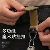 協貿國際日用品生活2館 戰術掛扣360度旋轉單點戶外三角扣多功能腰帶登山扣D型掛環鑰匙扣