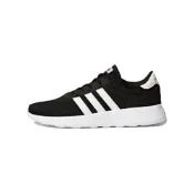 (店+)【adidas 愛迪達】BB9774 adidas neo Lite Racer 1.0 舒適 網布 低幫 休閒跑步鞋 男女同款 黑白