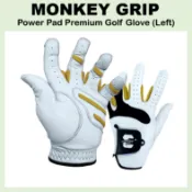 [MONKEY GRIP] Power Pad 001 高級高爾夫手套(男士左手)