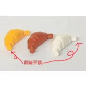 〈樂高人偶小舖〉正版LEGO 食物24 配件 可頌 牛角麵包 白色 深橘 橘黃 6303100 67338 配件