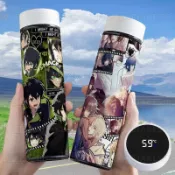 【DU朵拉】終結的熾天使智能保溫杯大容量不鏽鋼便攜高顏值測溫度顯示水杯 保溫水壺 保溫水瓶 交換禮物
