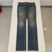 二手【LEVI'S】540女款鈕釦版牛仔褲腰圍32吋褲長105公分W28 L33藍色