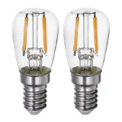 【IKEA 宜家家居】LUNNOM Led燈泡 e14 100流明, 透明色