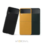 Mr ORIGINAL SAMSUNG Galaxy Z Flip3 5G 原廠皮革背蓋