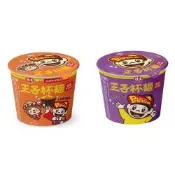 味王 王子杯麵系列(厚厚味增湯麵 66g/甘甘泡菜湯麵 58g)  全素食