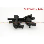 (VAG小賴汽車)Golf 5 6 Eos Jetta Polo 03C121111T 水管座 節溫器 水龜 全新