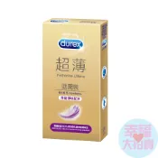 【杜蕾斯Durex】超薄勁潤裝保險套衛生套5入 安全套 避孕套