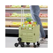 (店+)買菜車小拉車取快遞小推車輕便攜折疊家用購物車拉杆拖車戶外擺攤