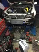 CHENGE 巡航總部 Lexus IS200 TURBO 6MT 改裝 獨立電動幫浦機油強制冷卻系統 + 加厚型冷排