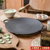 🔥台灣出貨🔥戶外露營鑄鐵烤盤燒烤盤韓式烤肉盤鐵板燒家用烤肉鍋烤盤電磁爐煎烤盤 露營烤盤 燒烤盤 戶外燒烤鐵W23