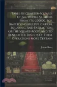 【三民網路書店】Table Of Quarter-squares Of All Whole Numbers From 1 To 200000, For Simplifying Multiplication, Squaring, And Extraction Of The Square-root, And To Re 作者：Joseph Blater