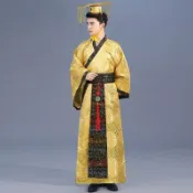 🛍臺灣熱銷-新款古裝演出服成人太子服龍袍漢朝皇帝皇上影樓主題服裝漢服男裝🔥桃園出貨🔥