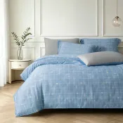 【Costco好市多】Don Home 300織萊賽爾雙人兩用被套六件組 152公分 X 190公分 微光 Don Home 300 Thread Count Lyocell Quilted Duvet 6-Piece Set 152 cm X 190 cm Shimmer
