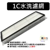 掃拖機器人 水洗 濾網  副廠 小米 米家 掃地機器人 1C 配件 耗材 塵盒濾網 HEPA 可水洗