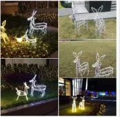 LED 3D立體糜鹿 造型燈 /LED2D立體麋鹿/ LED聖誕燈