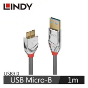 LINDY林帝 CROMO USB3.0 TYPE-A公 TO MICRO-B公 傳輸線 1M