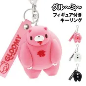 日本直購  GLOOMY 暴力熊胖嘟嘟 軟膠吊飾 黑色暴力熊公仔鑰匙圈 粉紅暴力熊公仔 鑰匙圈 吊飾