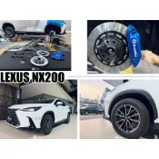 小亞車燈- 全新 LEXUS NX200 F50 大四 前 B牌 剎車 卡鉗 搭配 355mm 劃線全浮動碟盤