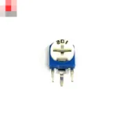 庫存不用等-【no】-電位器1K 臥式102 蘭白可調電阻 W313-191210[361612現貨