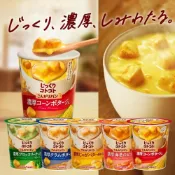 (店+)【CHARA 微百貨】日本 POKKA 麵包丁 濃湯杯 玉米濃湯 蛤蠣巧達 花椰菜 奶油馬鈴薯 蝦為濃湯